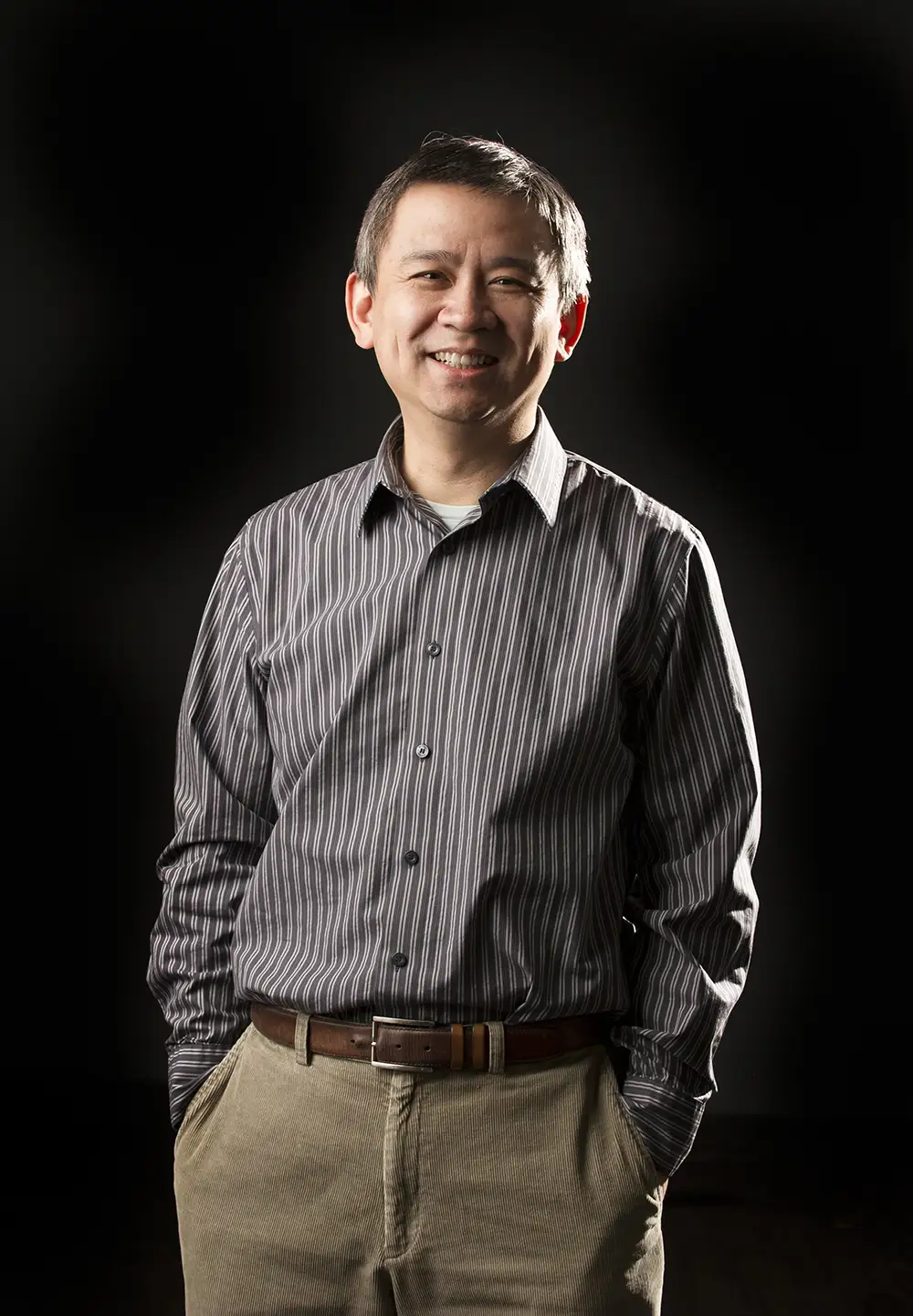 A portrait of Kai Zhu