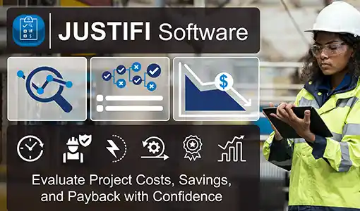 Continue reading about Justifi software, evaluate project costs, savings, and payback with confidence.