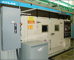 photo_atlas260 Atlas 260 accelerated-testing chamber.