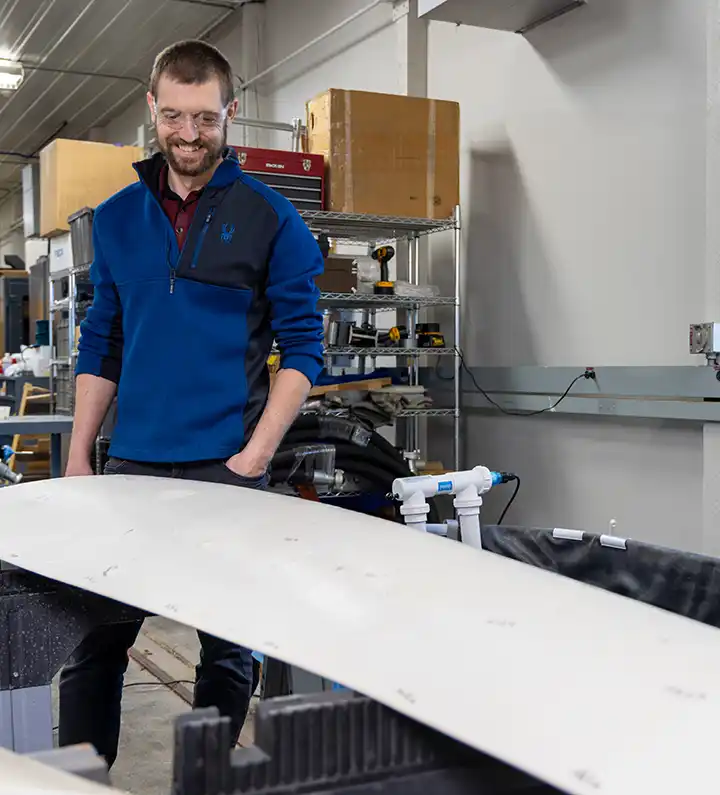 Researcher looks at 3D printed material for marine energy research